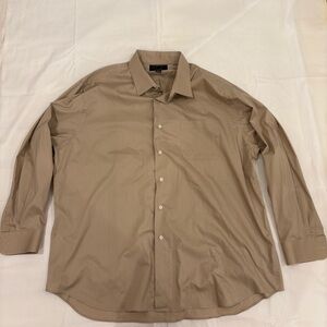 Alexander Julian (colours) Tan Casual Button Down Shirt Timeless Design